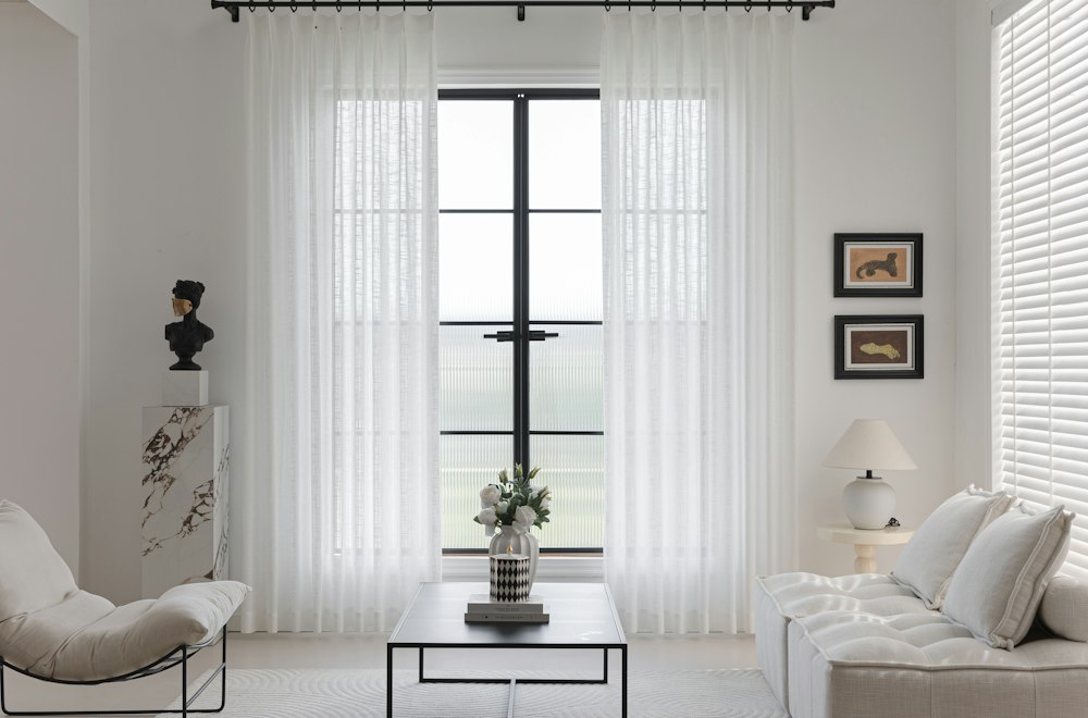 Lavagem de cortinas de tecido